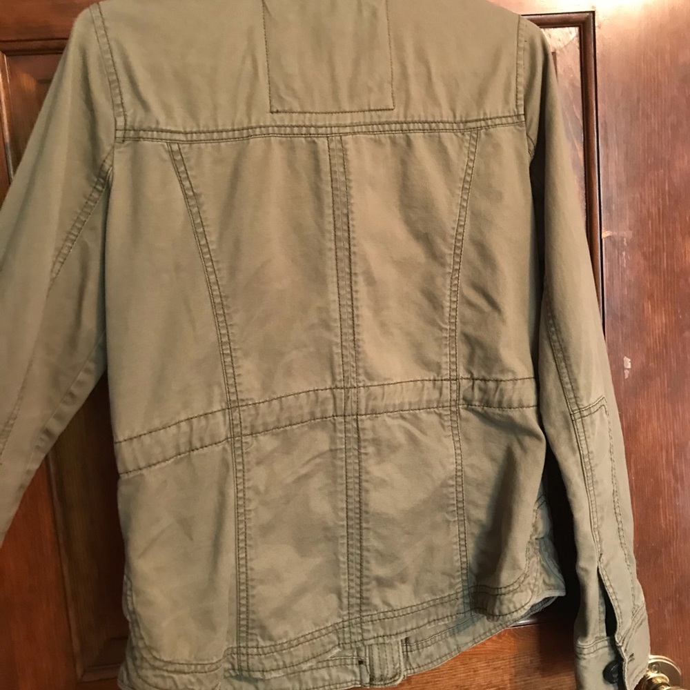 Abercrombie green utility jacket